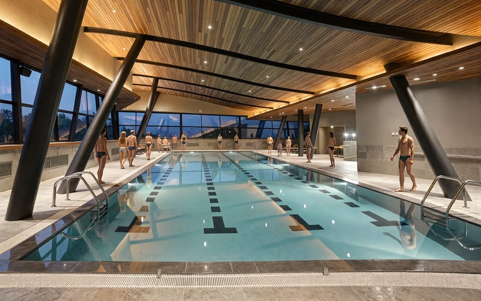 Diseño y construcción de espacios de ocio y bienestar - piscina y club deportivo - BRC SpA